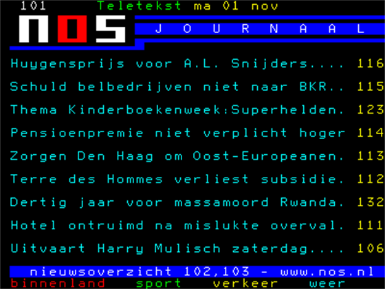 Eerste Bericht