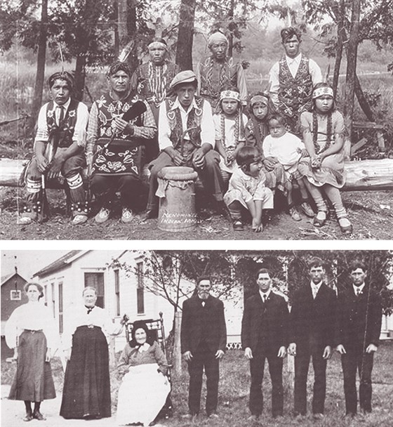 6Menominee Familie